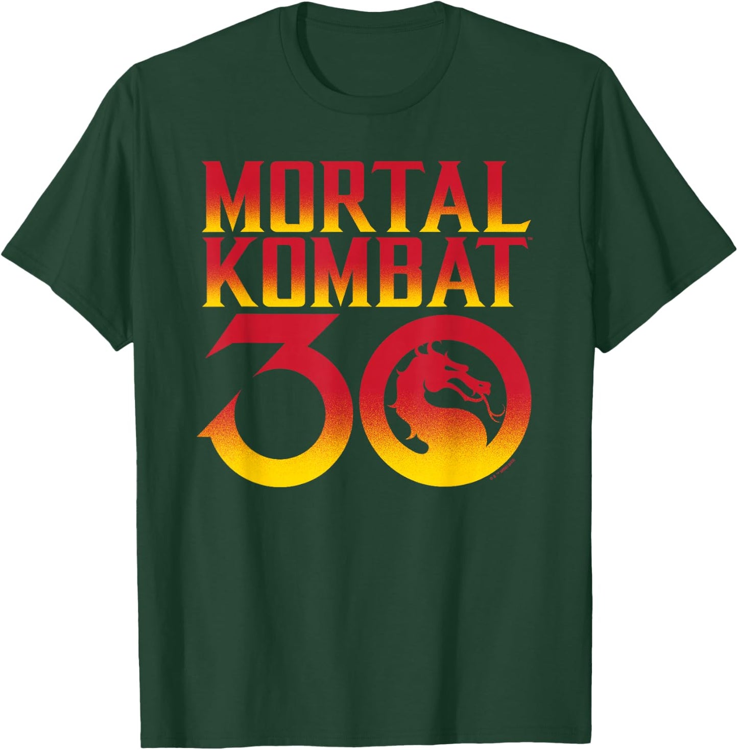 Mortal Kombat - 30th Anniversary Logo T-Shirt - T-Shirt | Forest