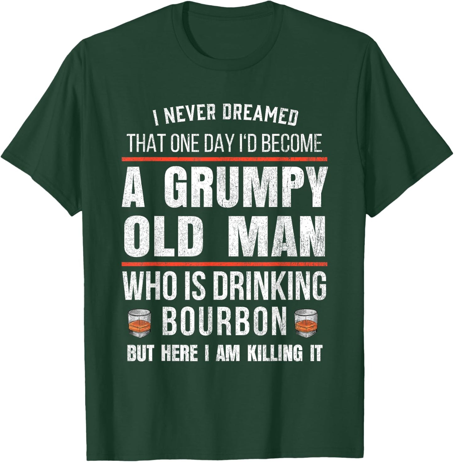 Kentucky Bourbon Whiskey Retirement Gift Malt Whisky Retiree T-Shirt - T-Shirt | Forest