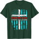 Man Of God Husband Dad Grandpa American Flag Christian Cross T-Shirt - T-Shirt | Forest