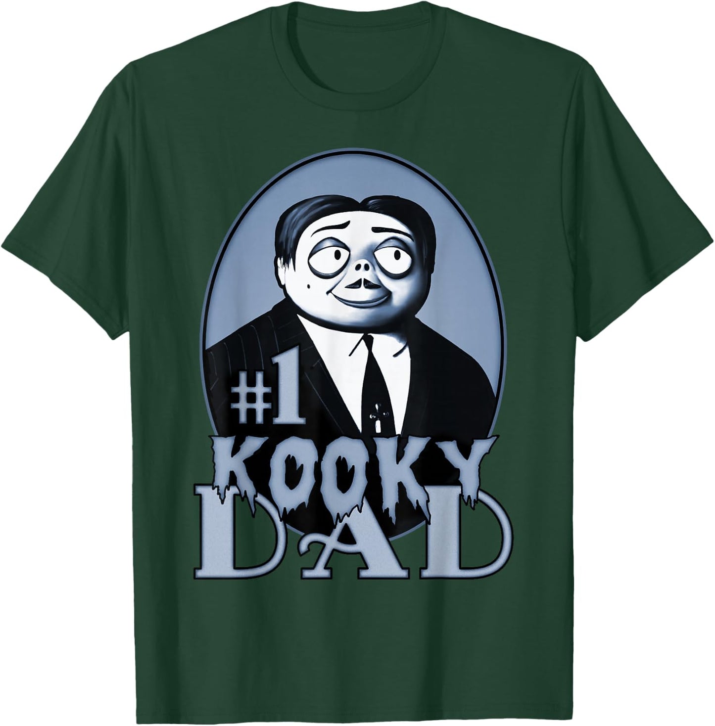 The Addams Family Father's Day Gomez Number One Kooky Dad T-Shirt - T-Shirt | Forest