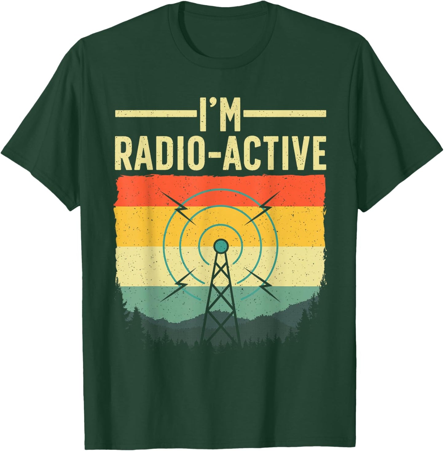 Cool Ham Radio Art Women Ham Operator Amateur Radio T-Shirt - T-Shirt | Forest