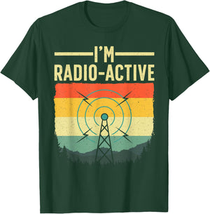 Cool Ham Radio Art Women Ham Operator Amateur Radio T-Shirt - T-Shirt | Forest