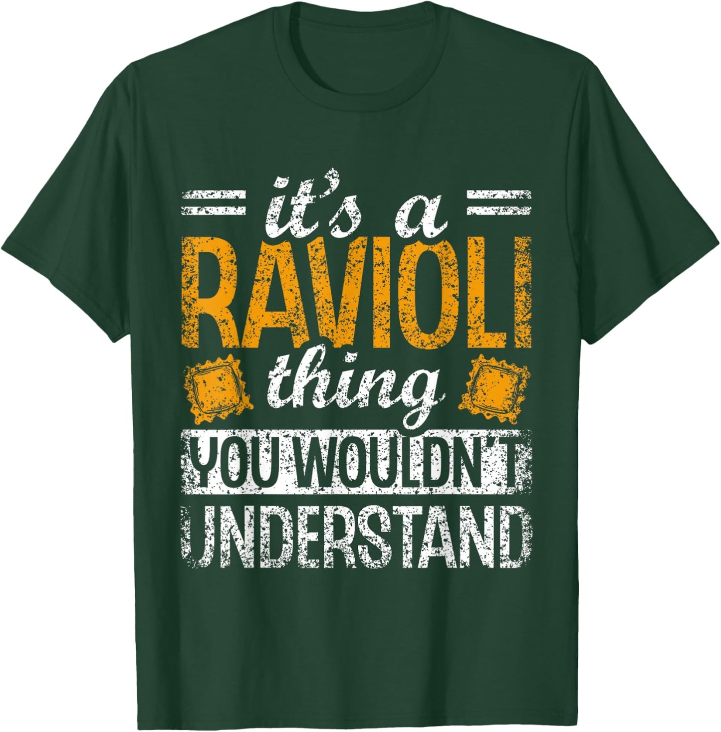 Lover Raviolis Ravioli Cute Pasta -Adult , Small, Black, Short Sleeve, Letter Print, Casual Humor, Modern, Pasta Lovers, Food Humor Enthusiasts T-Shirt - T-Shirt | Forest
