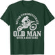 Never Underestimate An Old Man With A Dirt Bike Motocross T-Shirt - T-Shirt | Forest