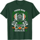 Irish Biker Happy Patrick's Day Motorcycle Lover Men Gifts T-Shirt - T-Shirt | Forest