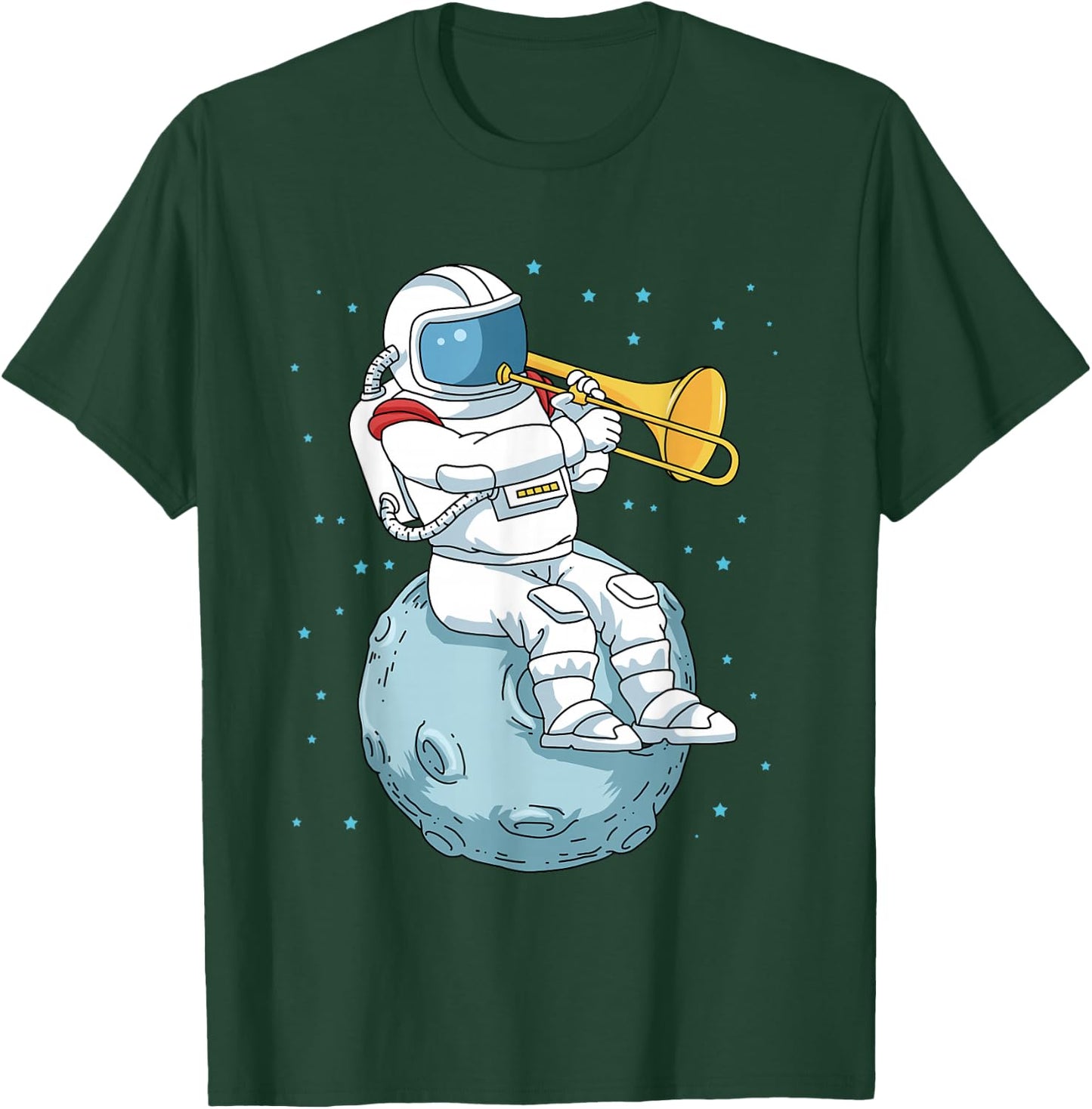 Trombone Gift Jazz Music Marching Band Shirt Kids Trombone T-Shirt - T-Shirt | Forest