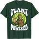 Plant-Powered Funny Vegan Vegetarian Bigfoot Squatch Retro T-Shirt - T-Shirt | Forest