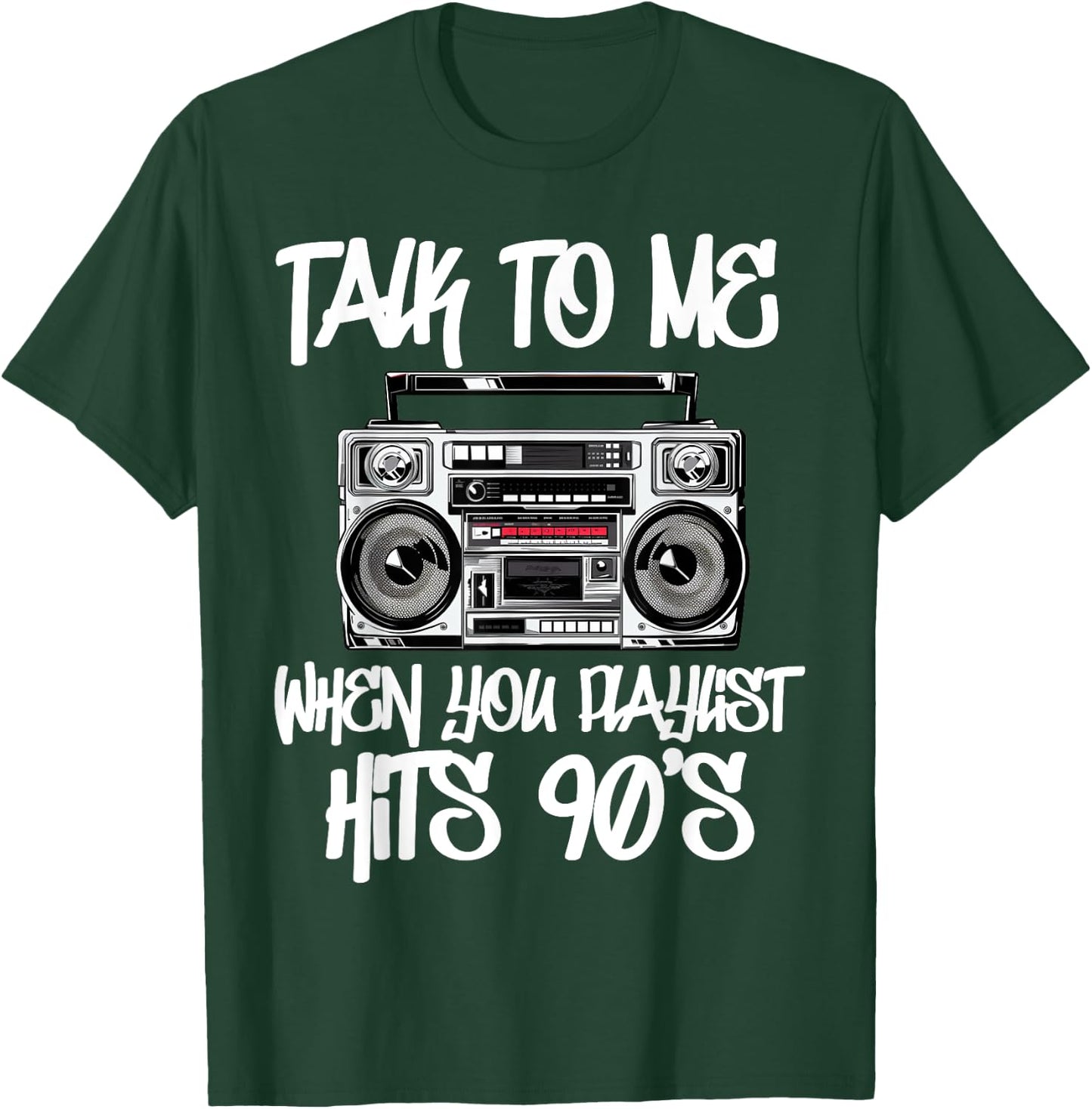 Hip Hop Men Women Old School 90s Rap Music 50th Year T-Shirt - T-Shirt | Forest