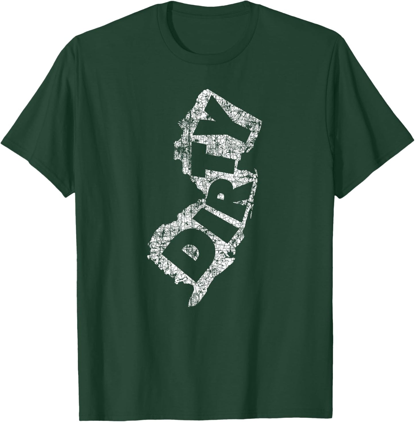 Retro Dirty Jerz Funny New Jersey Beach Vintage Throwback T-Shirt - T-Shirt | Forest