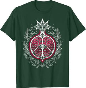 Pomegranate Summer Outfit Trendy Pomegranate Tribal Costume Women Kids T-Shirt - T-Shirt | Forest