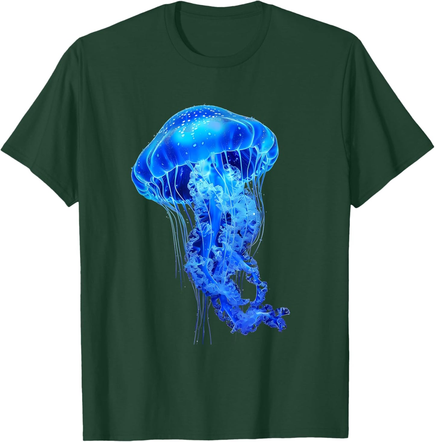 Jellyfish Ocean Sea Jellyfish Sea Ocean Animal Lover Artwork T-Shirt - T-Shirt | Forest