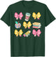 Coquette Bow Pencil Teacher Student First Day Back To School T-Shirt - T-Shirt | Forest