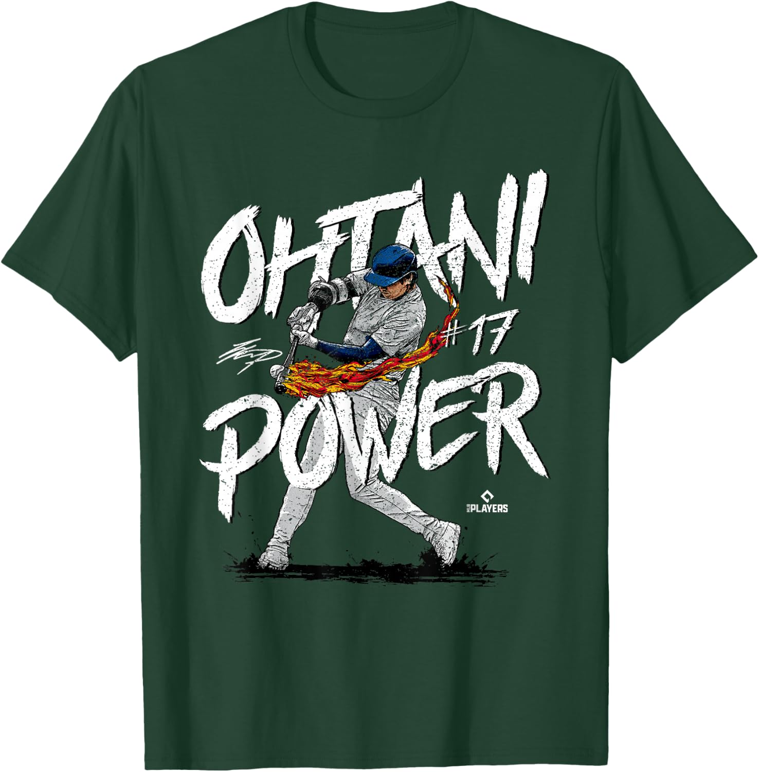 Ohtani Power Shohei Ohtani Los Angeles Baseball MLBPA T-Shirt - T-Shirt | Forest