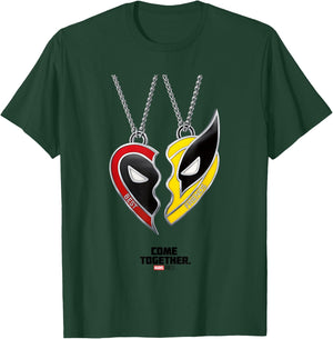 Marvel Deadpool & Wolverine Come Together Friendship Poster T-Shirt - T-Shirt | Forest