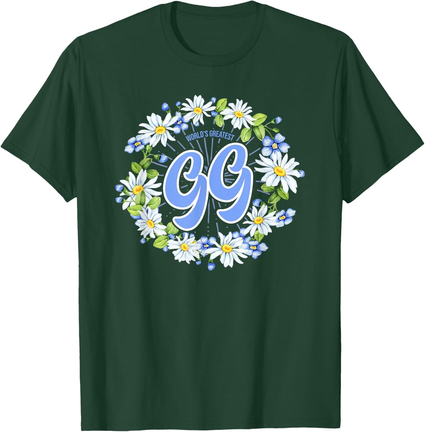 World's Greatest GG - Gift Grandma T-Shirt - T-Shirt | Forest