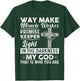 Waymaker Miracle Worker Promise Keeper Light Jesus Cross T-Shirt - T-Shirt | Forest