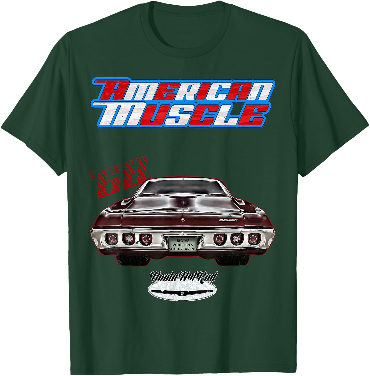 1968 Impala,Fastback,Muscle Car,Hot Rod,rusty,distressed,68 T-Shirt - T-Shirt | Forest