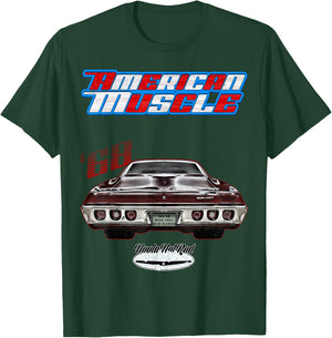 1968 Impala,Fastback,Muscle Car,Hot Rod,rusty,distressed,68 T-Shirt - T-Shirt | Forest