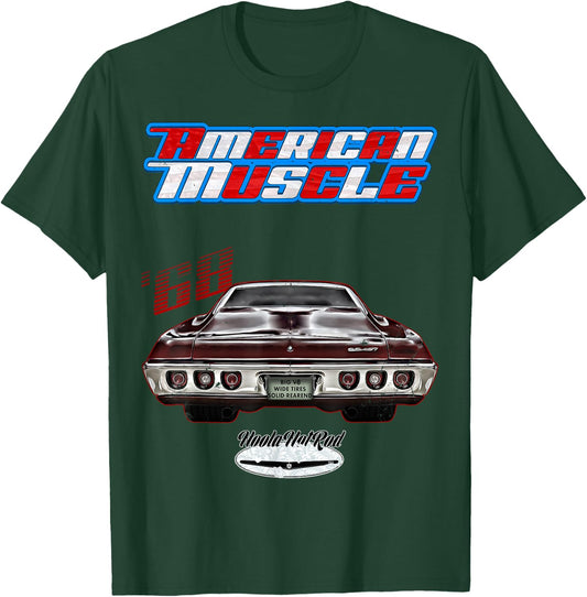 1968 Impala,Fastback,Muscle Car,Hot Rod,rusty,distressed,68 T-Shirt - T-Shirt | Forest
