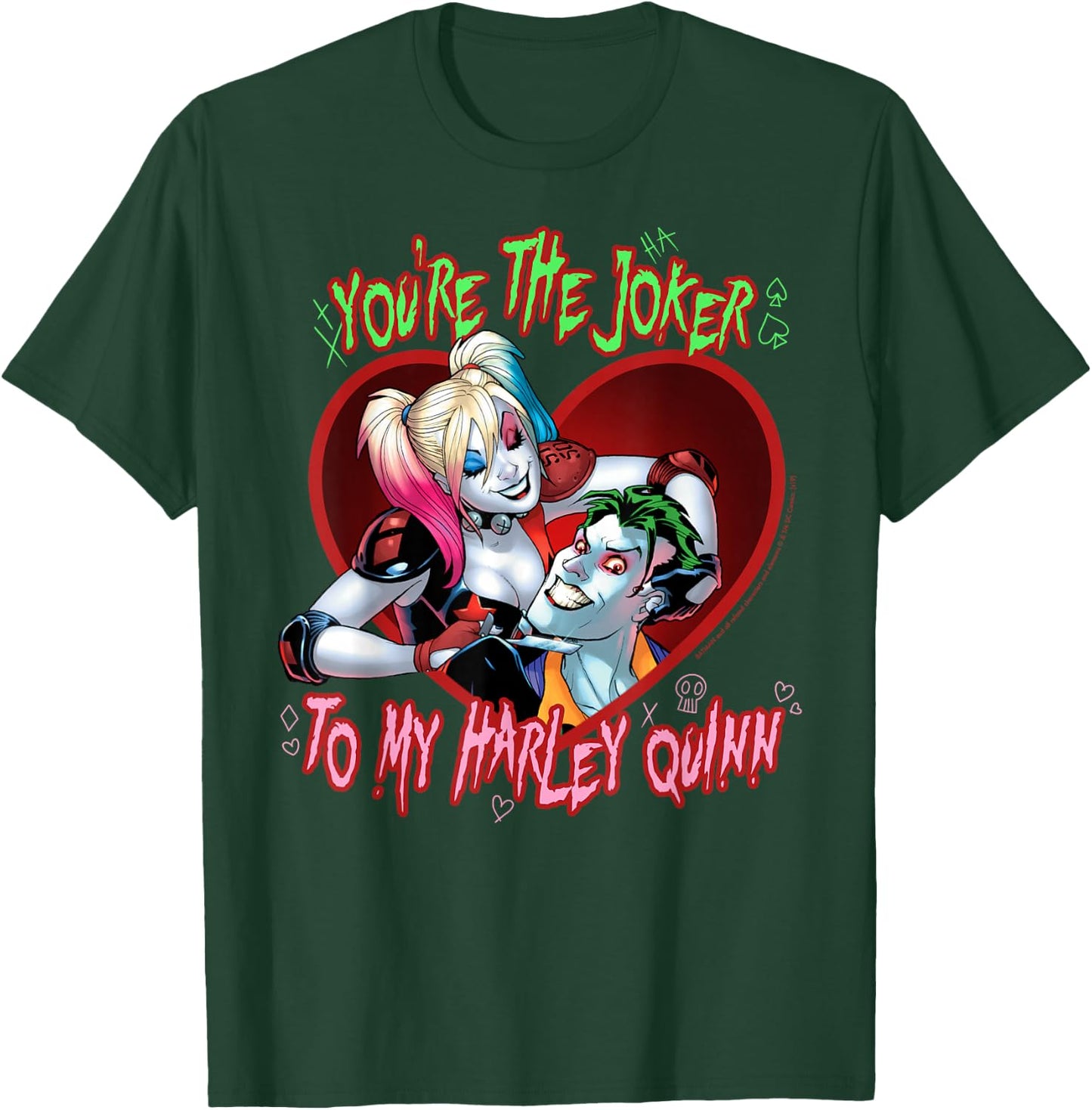 DC Comics Batman Joker to Harley T-Shirt - T-Shirt | Forest