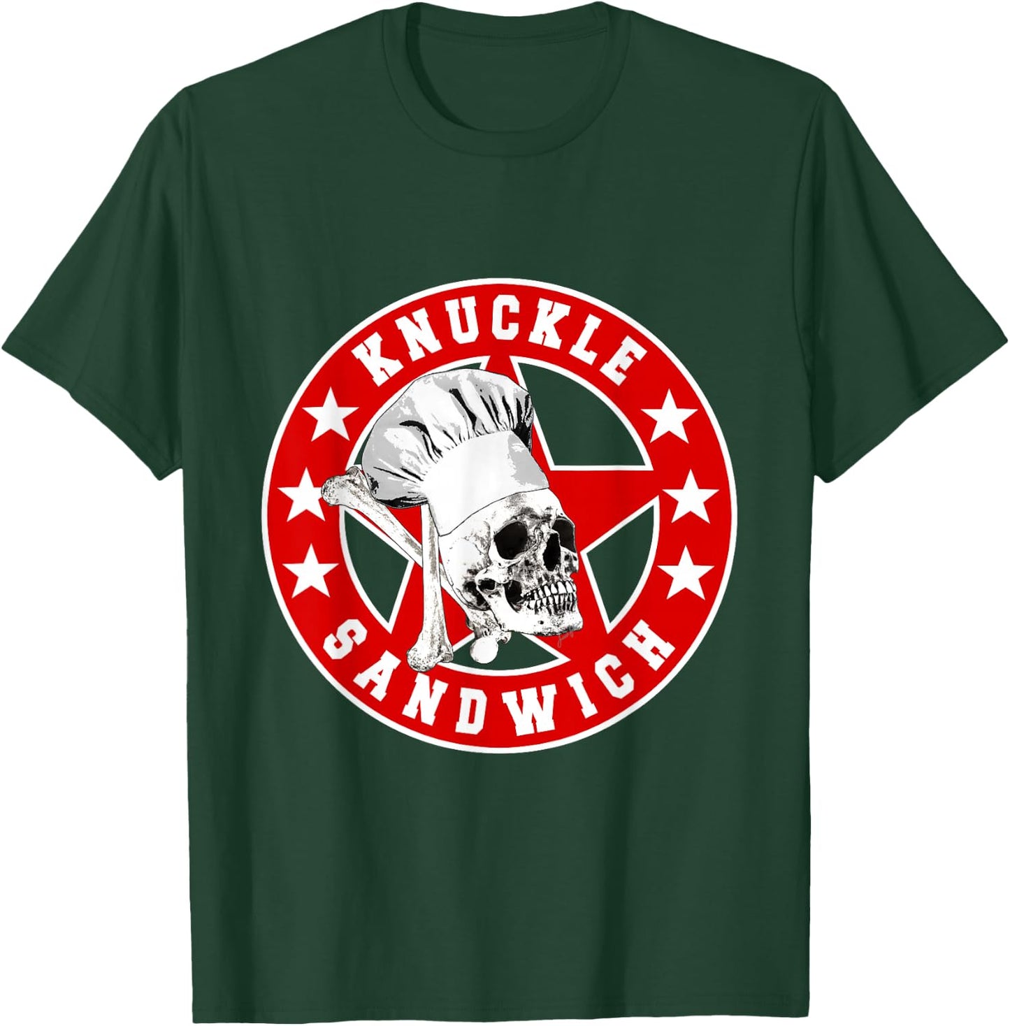 Knuckle Sandwich All Star Red White T-Shirt - T-Shirt | Forest
