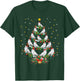 Snowy Owl Bird Lover Xmas Gift Snowy Owl Christmas Tree T-Shirt - T-Shirt | Forest