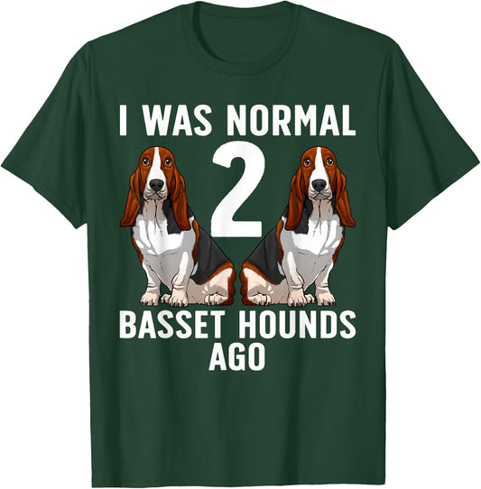 Funny Basset Hound Design Women Basset Hound Lover T-Shirt - T-Shirt | Forest