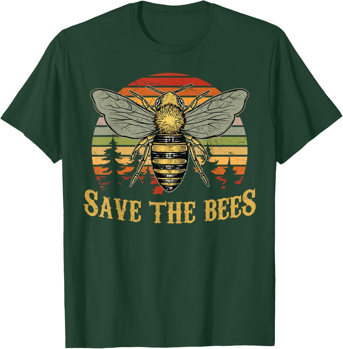 Bee - Save The Bees - Beekeeper - Beekeeping - Nature T-Shirt - T-Shirt | Forest