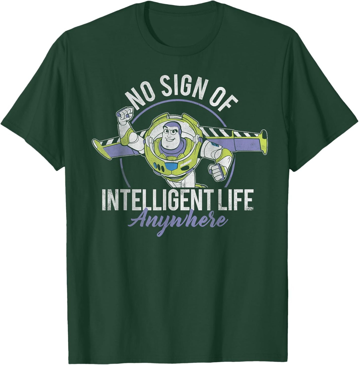 Disney Pixar Toy Story Buzz No Sign of Intelligent Life T-Shirt - T-Shirt | Forest