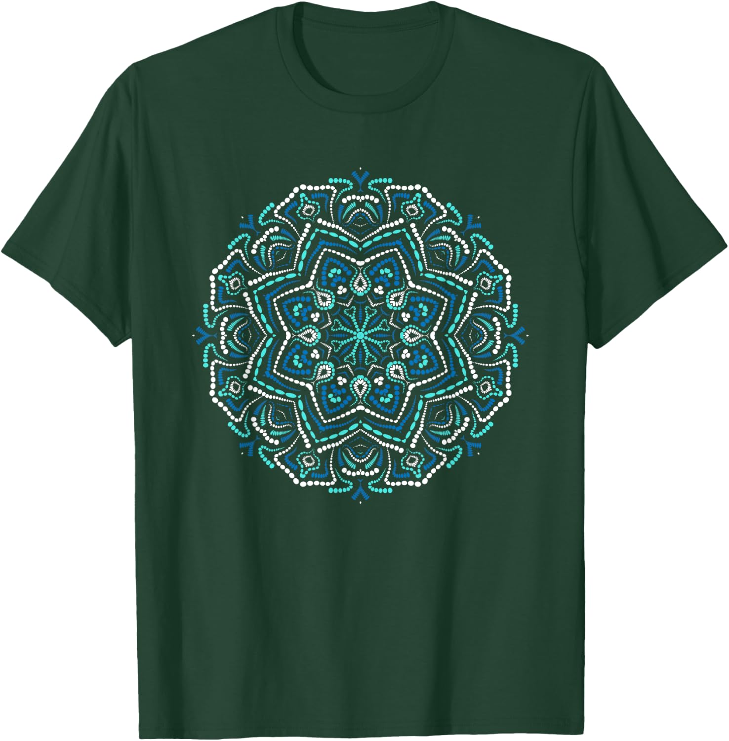 Meditation mandalas - yoga mandala T-Shirt - T-Shirt | Forest