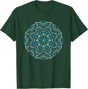 Meditation mandalas - yoga mandala T-Shirt - T-Shirt | Forest