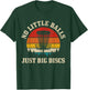 No Little Balls Just Big Discs Vintage Disc Golf Frisbee T-Shirt - T-Shirt | Forest