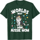 Mini Australian Shepherd World's Best Aussie Mom Dog T-Shirt - T-Shirt | Forest