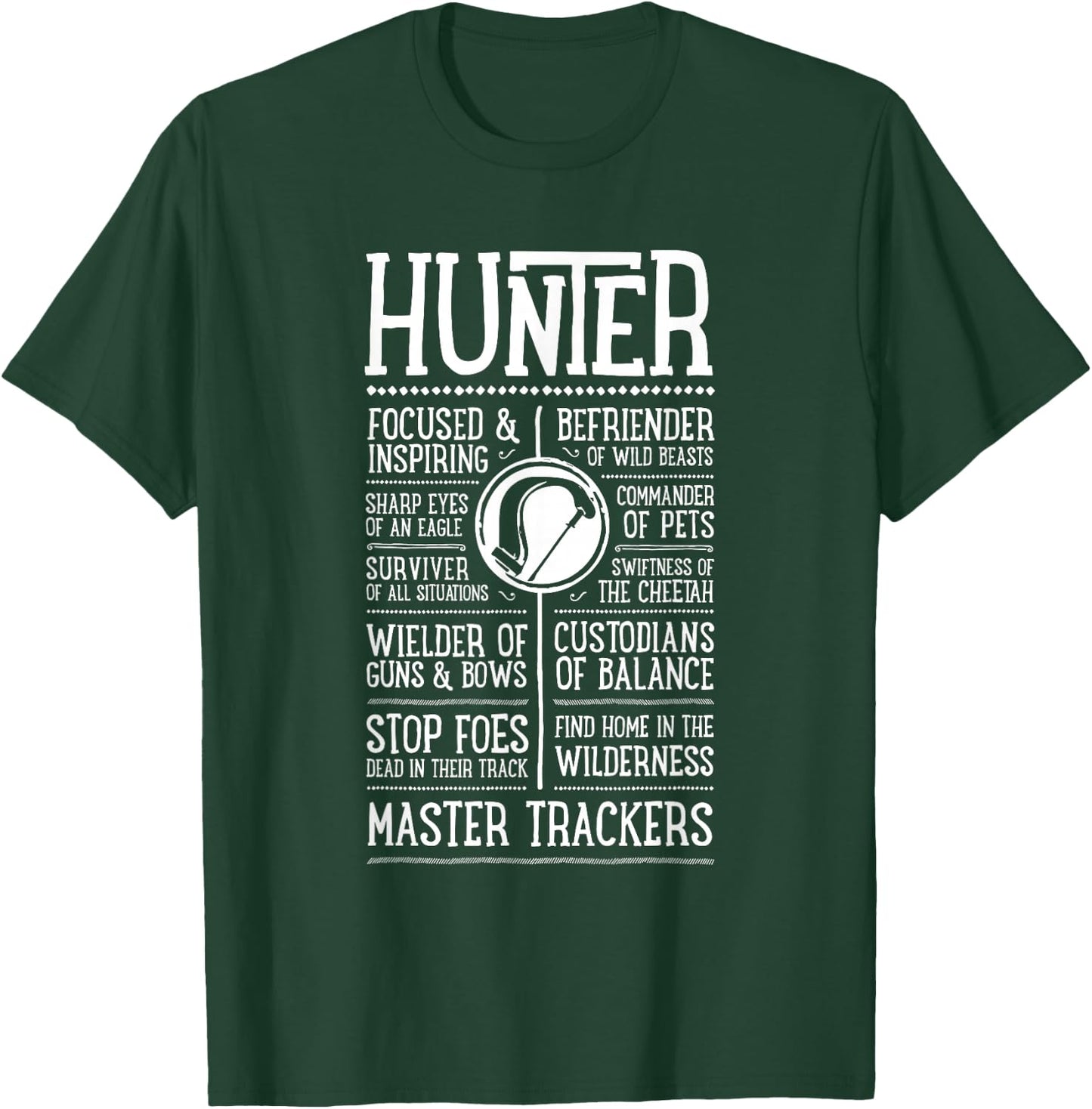 Wow Hunter Role Playing Gamer T-Shirt - T-Shirt | Forest