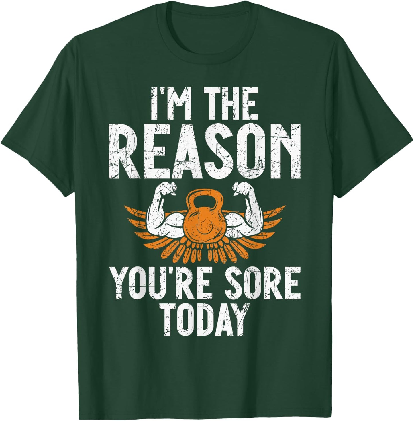 Personal Trainer Gifts Im the Reason you are sore today -Adults Black Small T-Shirt - T-Shirt | Forest