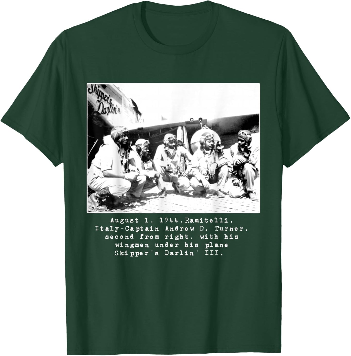 Tuskegee Historic Air Men T-Shirt - T-Shirt | Forest
