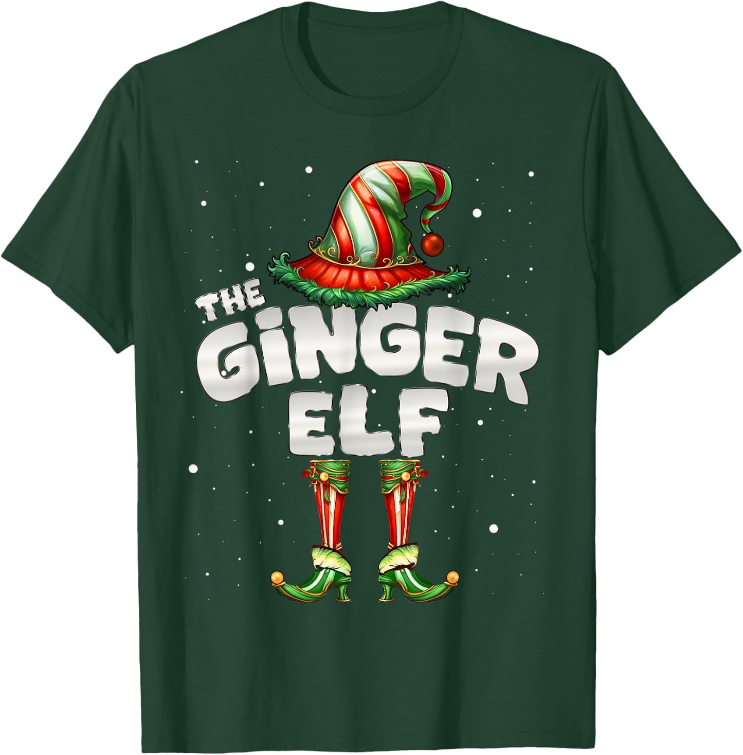 I'm The Ginger Elf Family Matching Group Christmas T-Shirt - T-Shirt | Forest