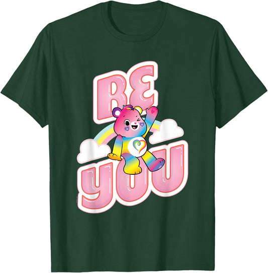 Care Bears Be You Togetherness Bear Pride Cute Cartoon T-Shirt - T-Shirt | Forest