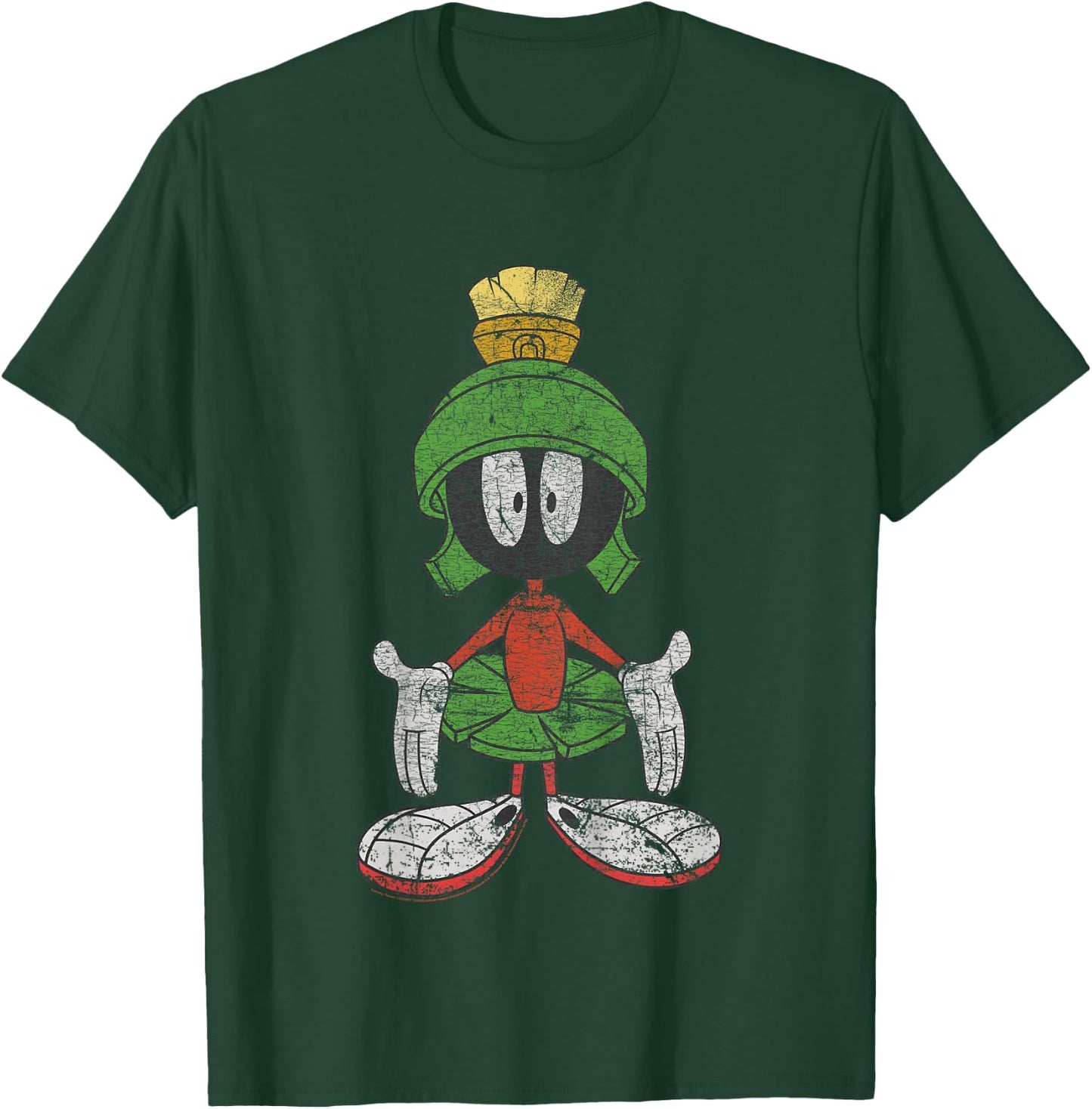 Kids Looney Tunes Marvin The Martian Vintage Portrait T-Shirt - T-Shirt | Forest