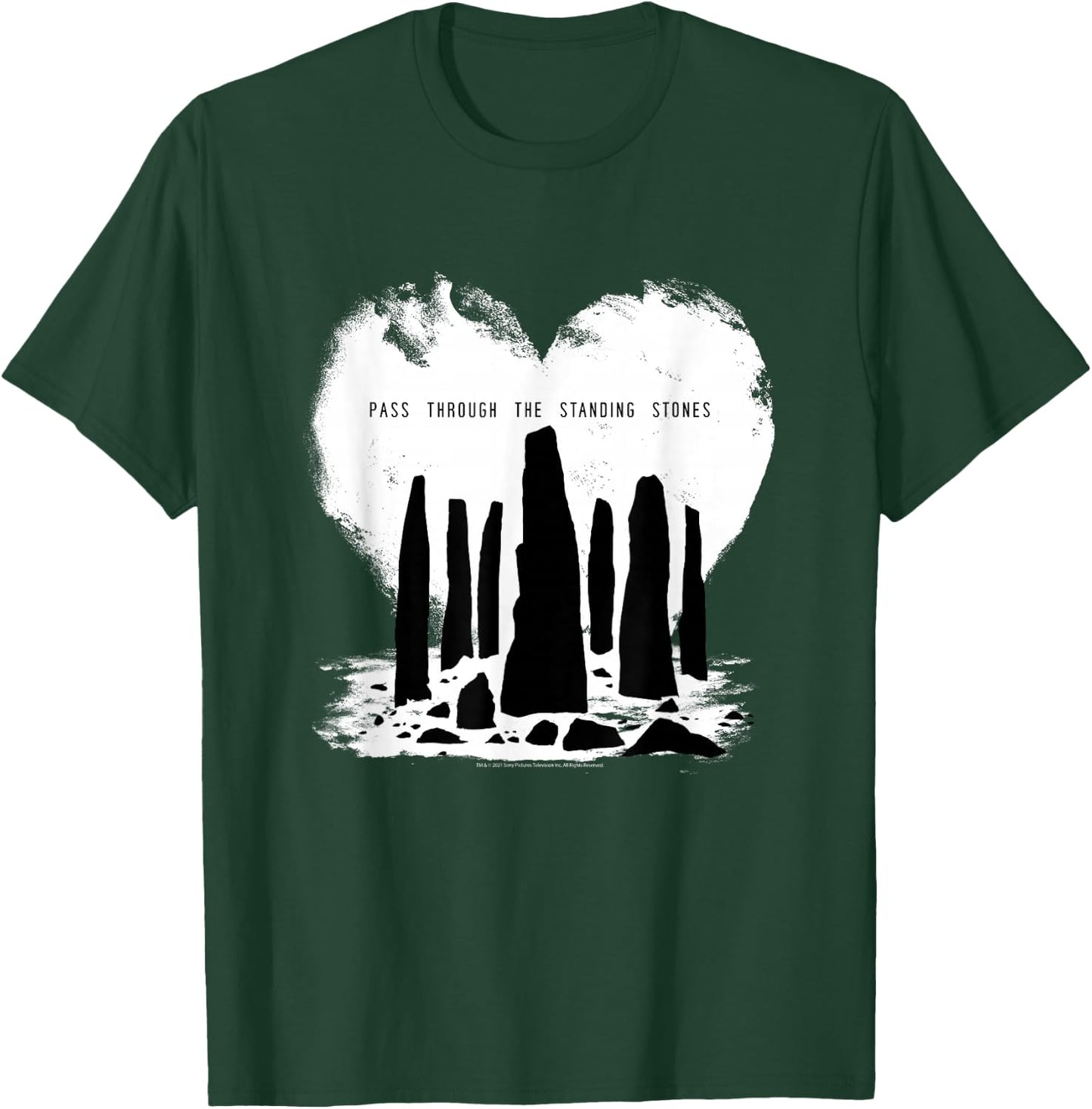 Outlander Pass Through The Standing Stones T-Shirt - T-Shirt | Forest
