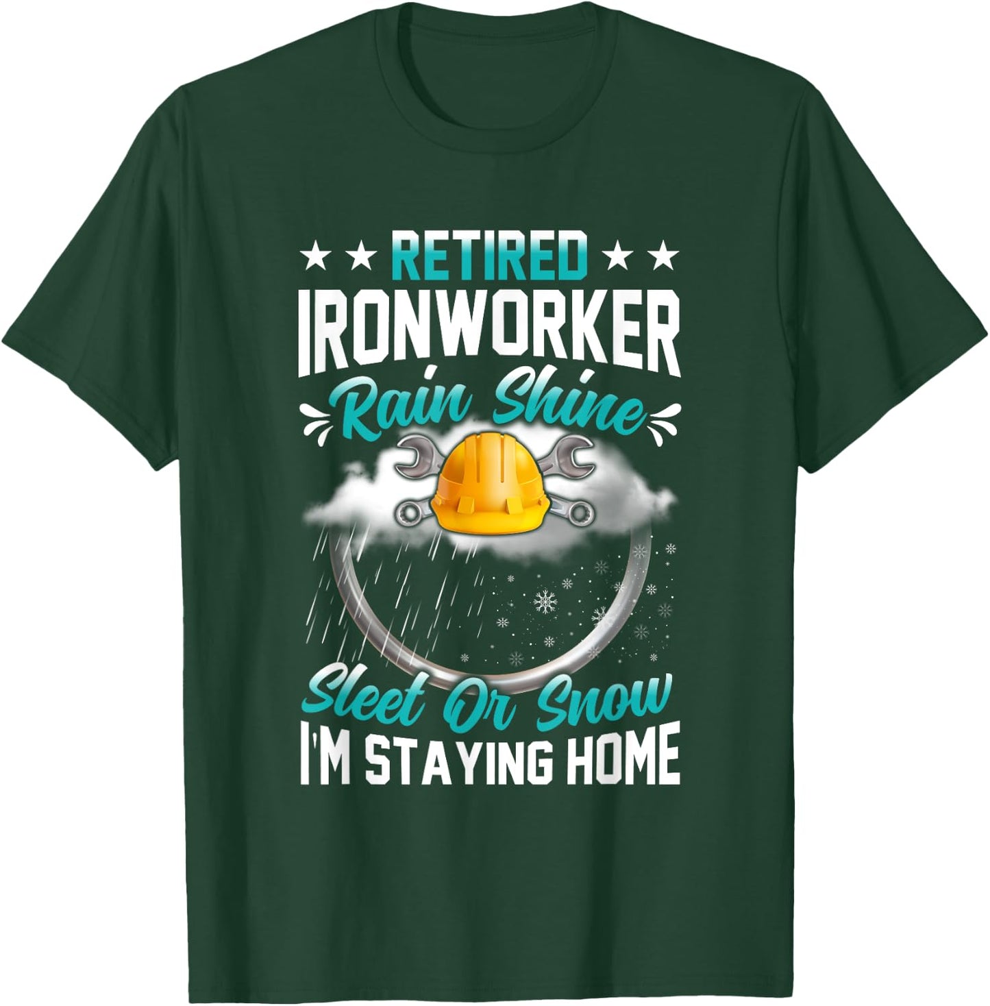 Retired Ironworker funny retirement gifts for Ironworker men T-Shirt - T-Shirt | Forest