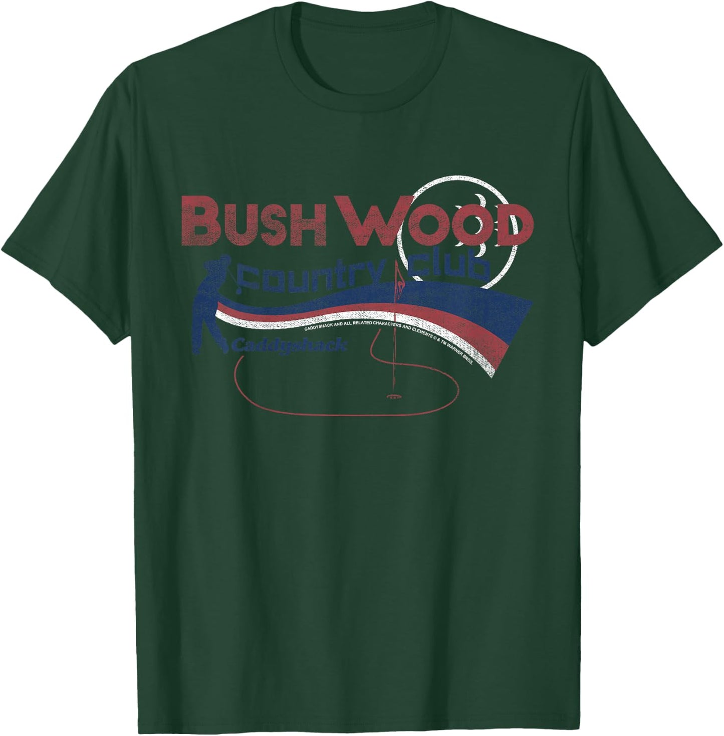 Kids Caddyshack Bushwood Country Club Americana T-Shirt - T-Shirt | Forest