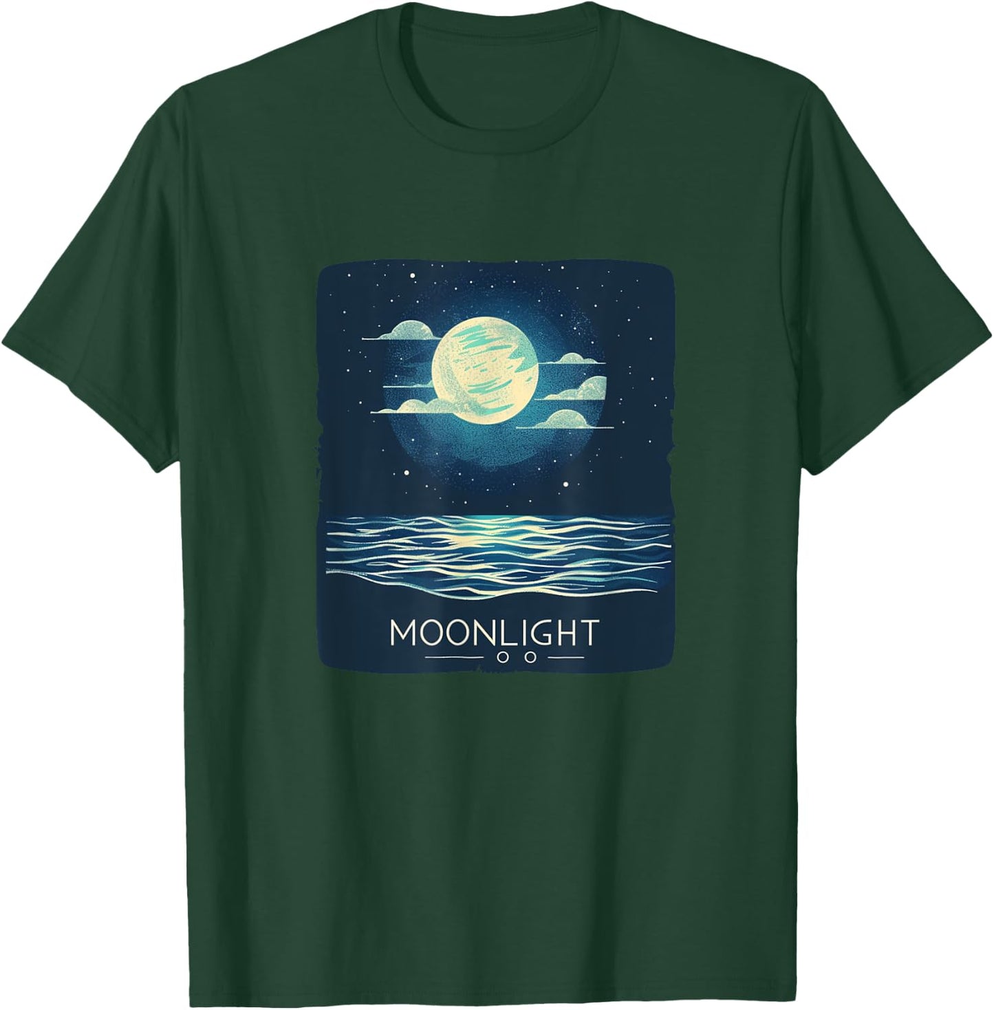 Beautiful Moonlight Outfit for Moon Lovers T-Shirt - T-Shirt | Forest