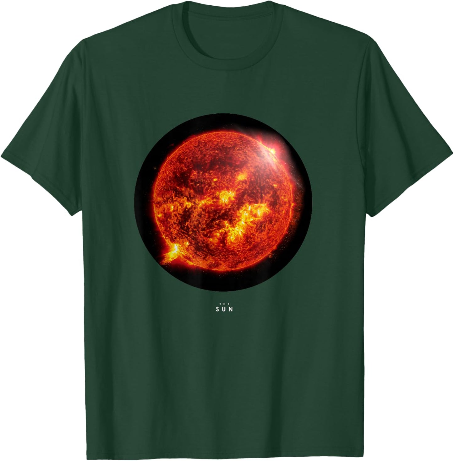 The Sun - Realistic Render Star Solar System Astronomy T-Shirt - T-Shirt | Forest