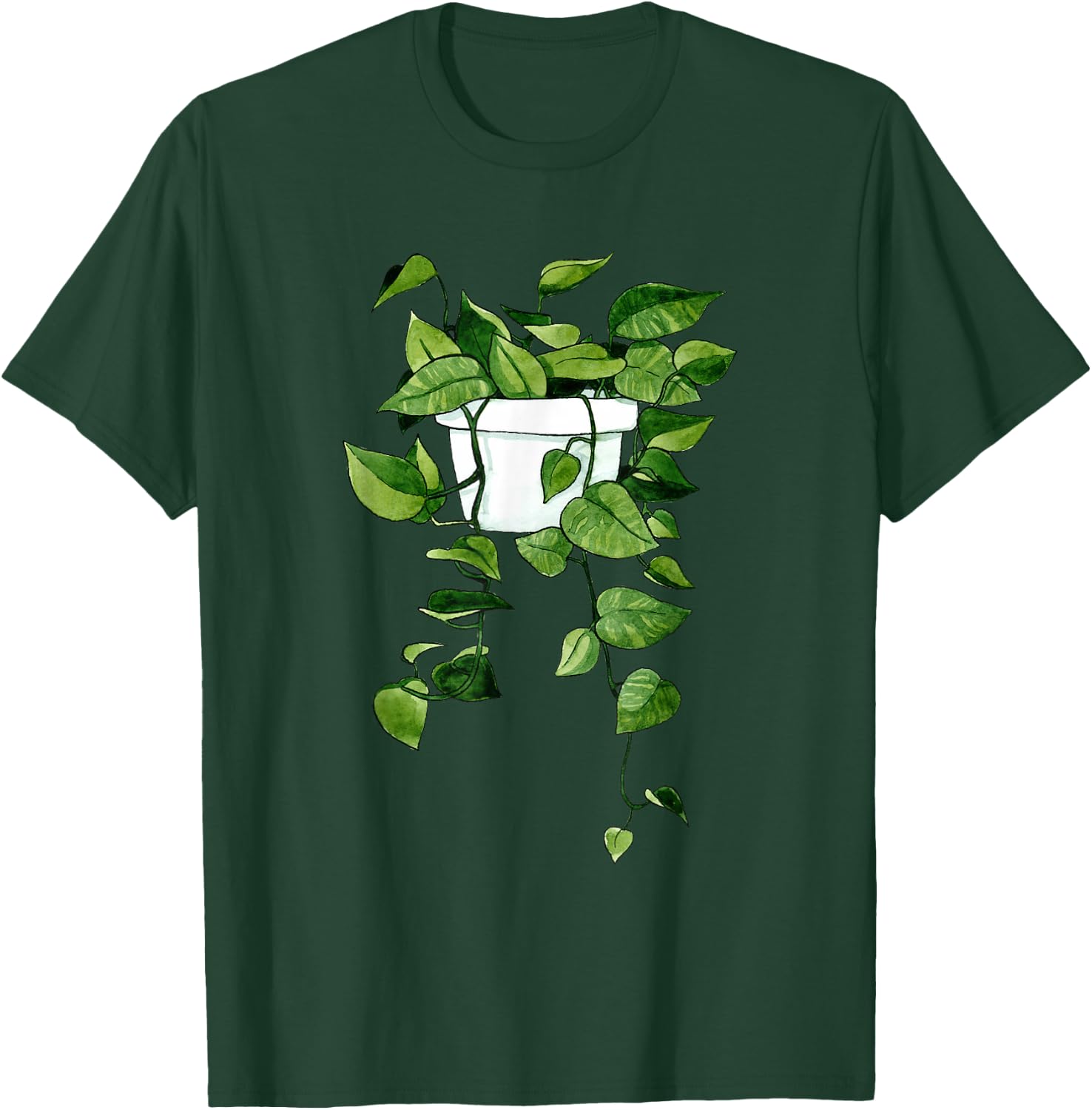 Golden Pothos House Plant Garden Ceylon Creeper Ivy Arum T-Shirt - T-Shirt | Forest