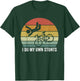 Retro I Do My Own Stunts Shirt Bike Lovers Vintage T-Shirt - T-Shirt | Forest