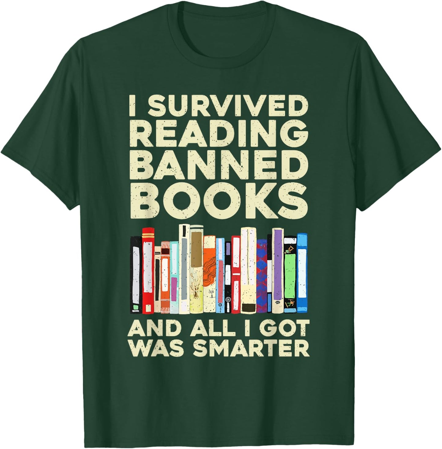 Funny Banned Books Art Women Cool Read Banned Books T-Shirt - T-Shirt | Forest