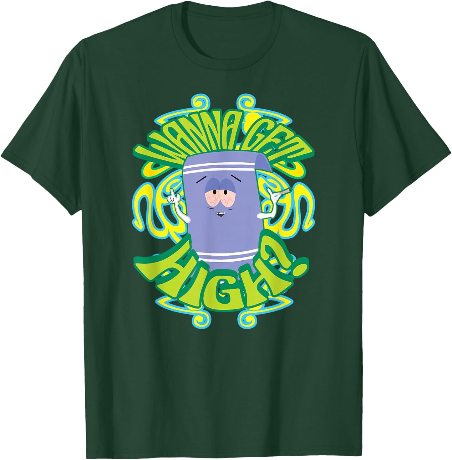 South Park Wanna Get High? T-Shirt - T-Shirt | Forest