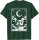 Tarot Card Vintage Crescent Moon French Bulldog Dog Mom T-Shirt - T-Shirt | Forest