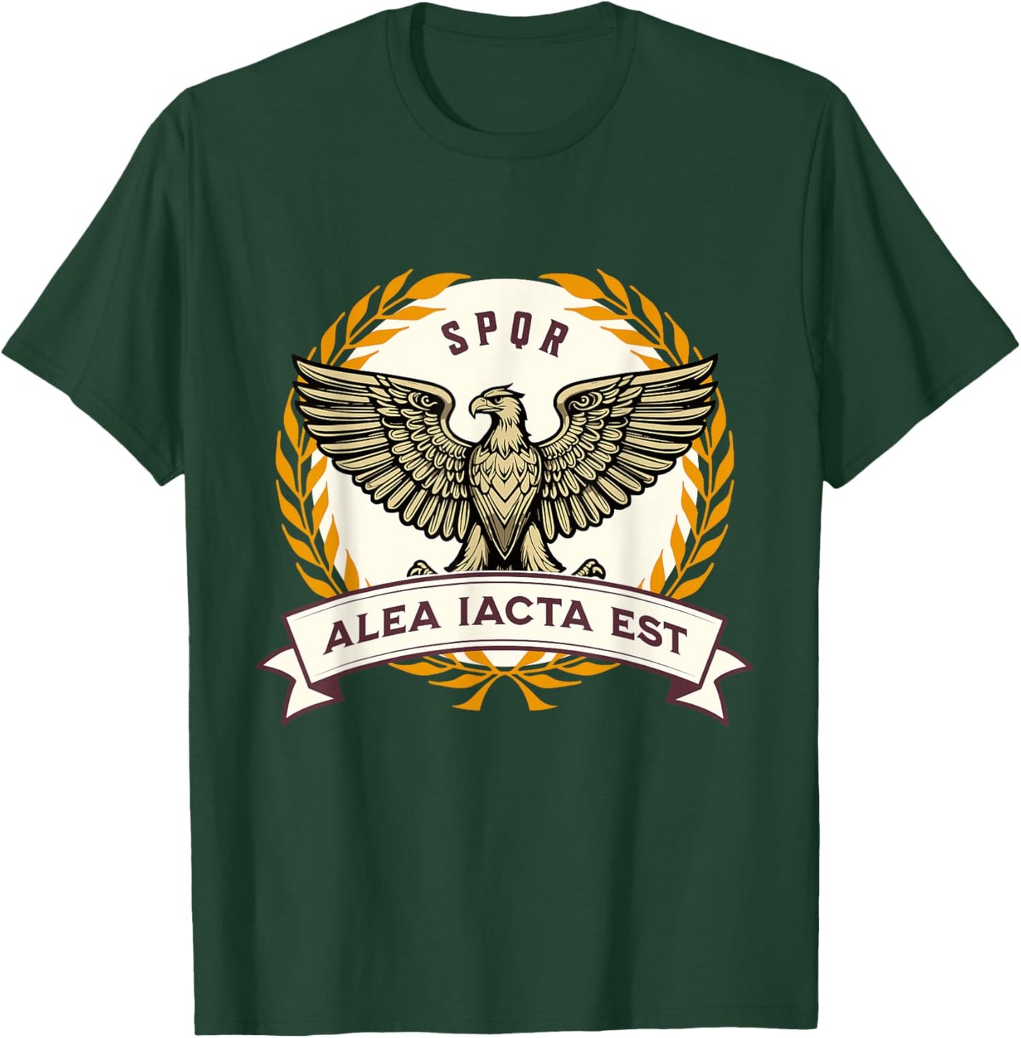 Alea Iacta Est Julius Caesar Quote the Die is Cast T-Shirt - T-Shirt | Forest